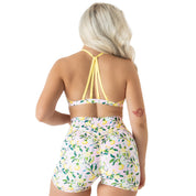 LEMON MID RISE BIKER SHORT - PINK