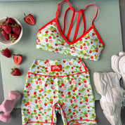 STRAWBERRY SPORTS BRA - BLUE