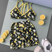 LEMON SPORTS BRA - BLACK