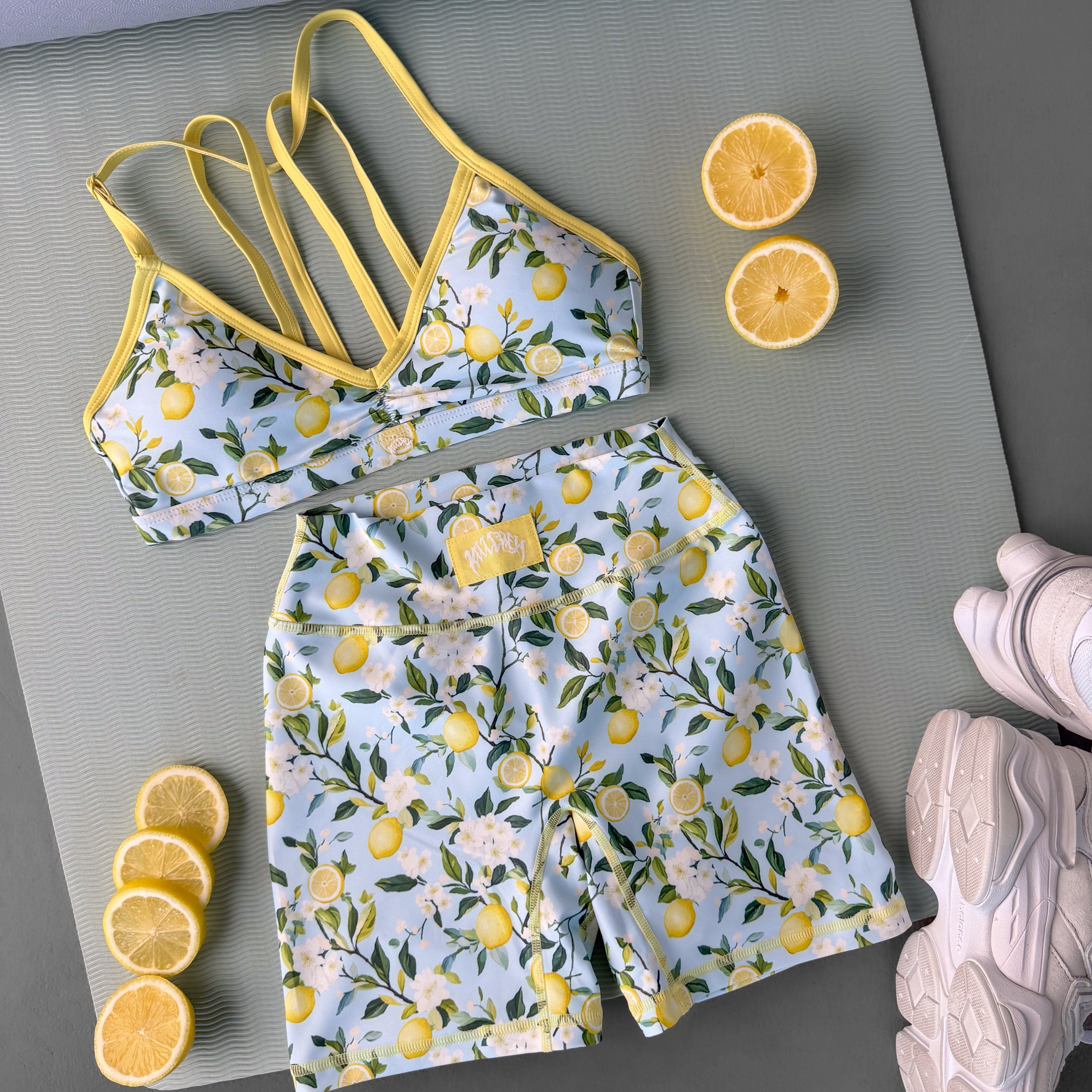 LEMON SPORTS BRA - BLUE