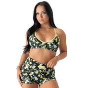 LEMON SPORTS BRA - BLACK