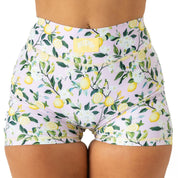 LEMON MID RISE BIKER SHORT - PINK