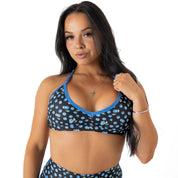 BLUEBERRY SPORTS BRA -  BLACK