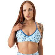 BLUEBERRY SPORTS BRA -  BLUE