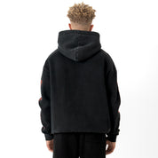 OVERSIZED LUX "GHOUL" HOODIE - BLACK
