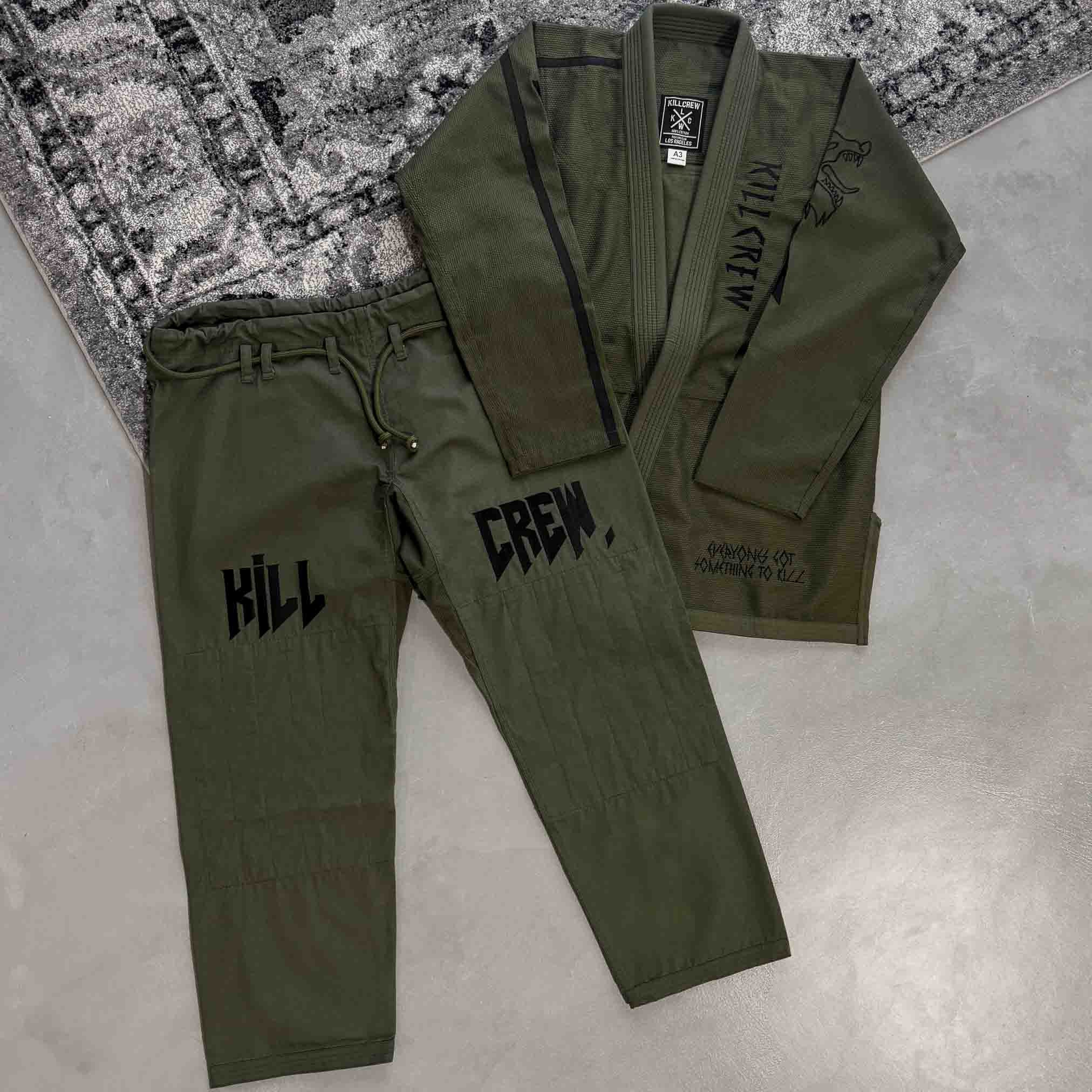 KILL CREW WOLF GI TOP - OLIVE