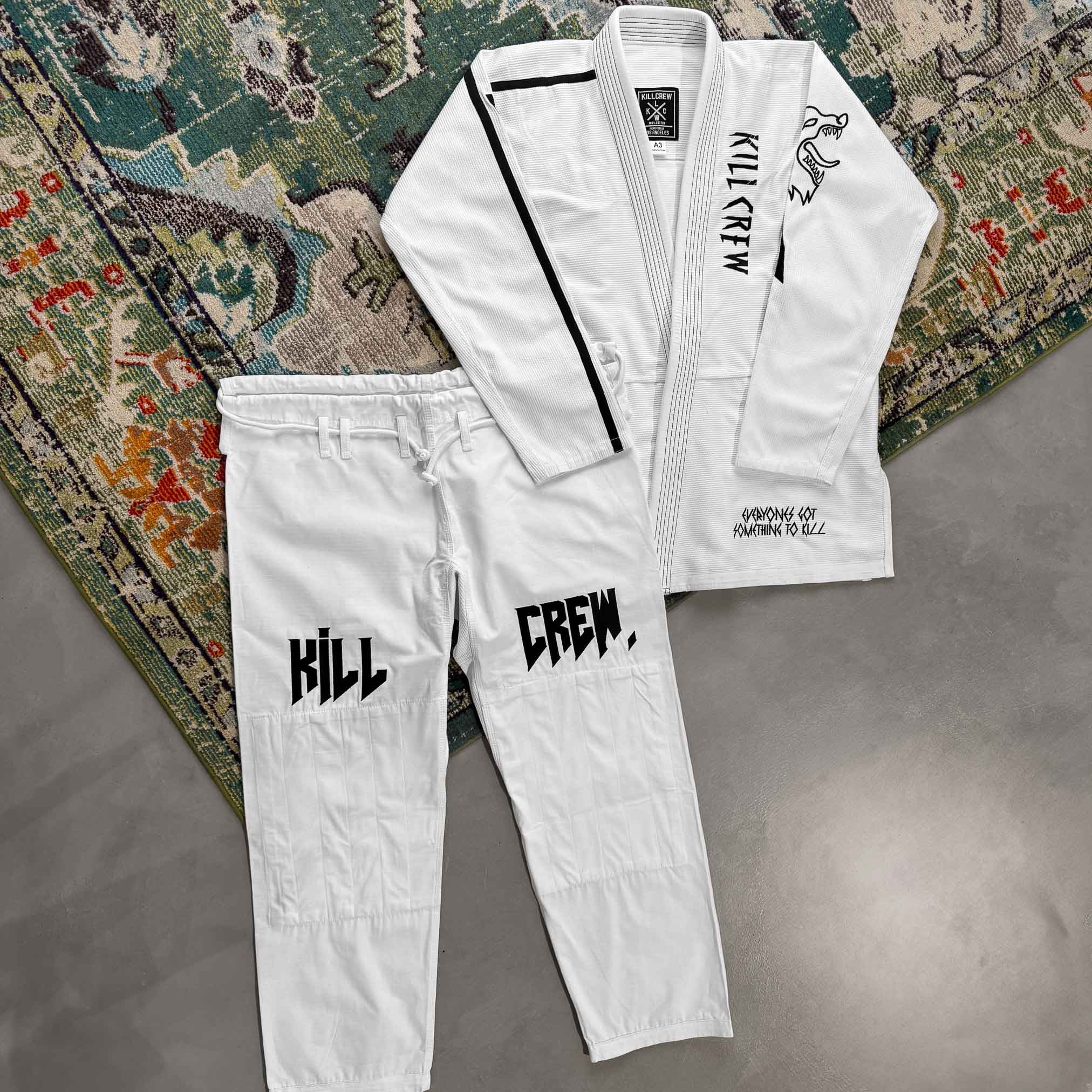 KILL CREW WOLF GI BOTTOM - WHITE