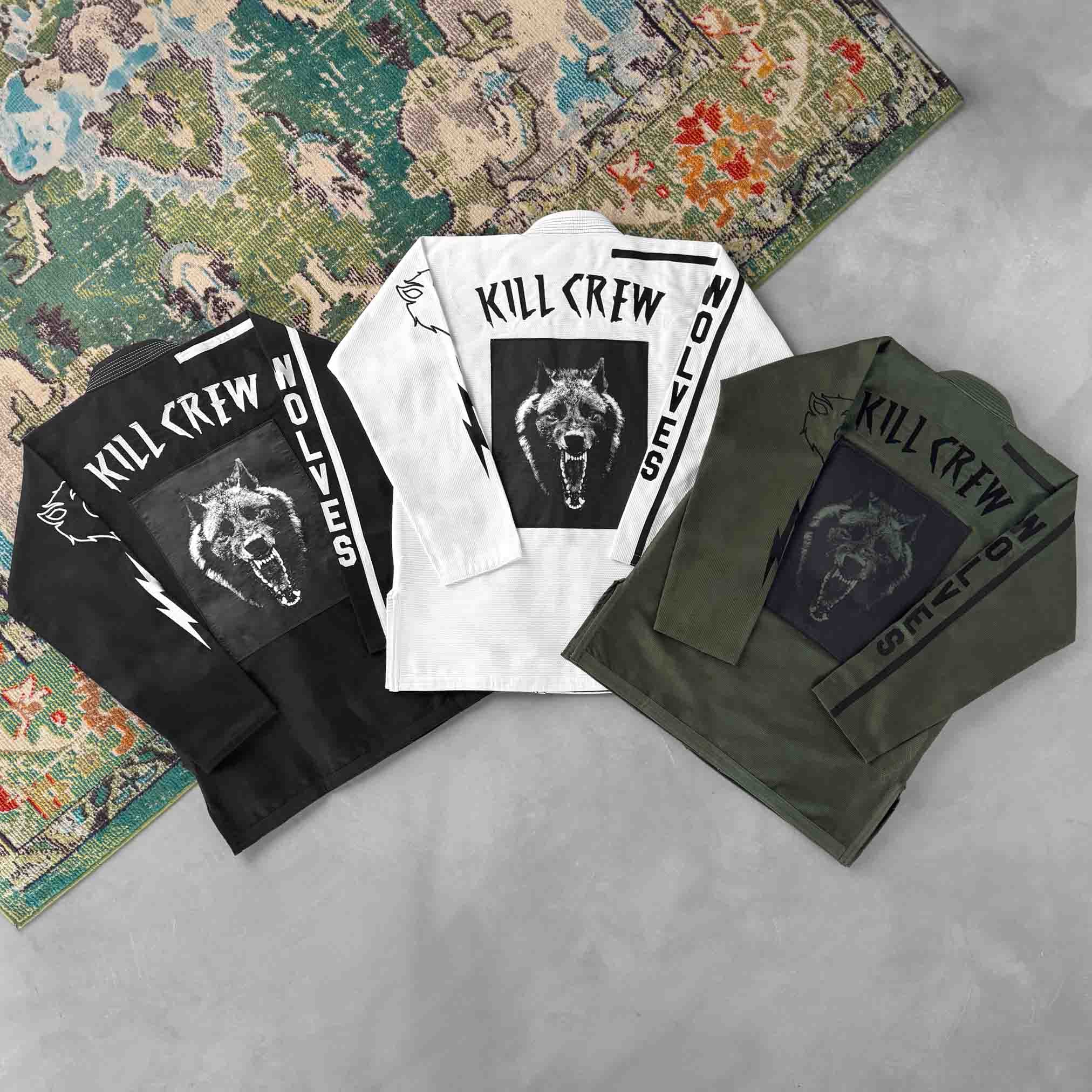 KILL CREW WOLF GI TOP - BLACK