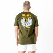 WOLVES AMONG SHEEP T-SHIRT v2 - OLIVE