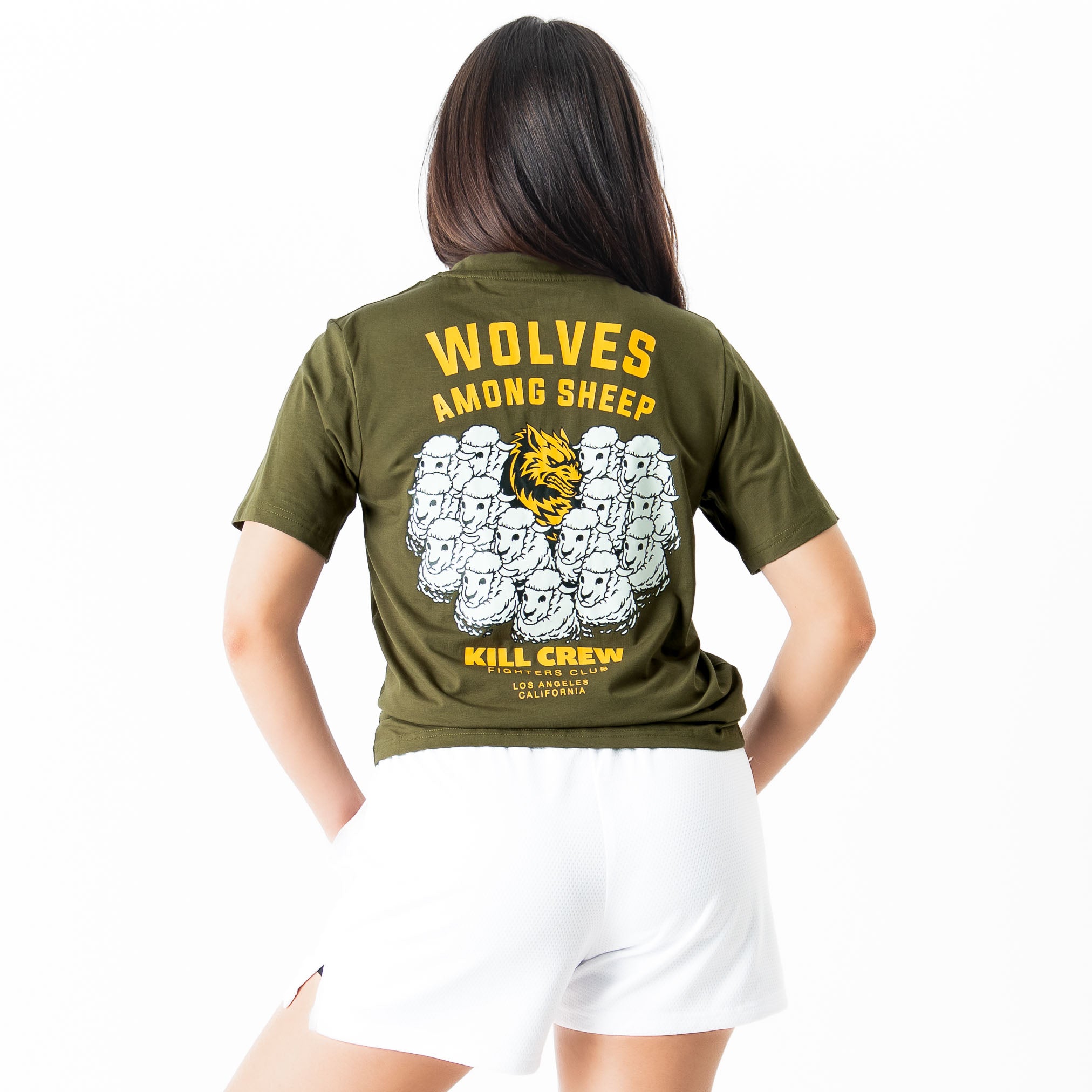 WOLVES AMONG SHEEP T-SHIRT v2 - OLIVE