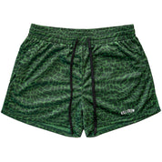 MUAY THAI SHORTS (MID THIGH CUT) - CROCODILE