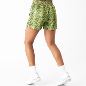 MUAY THAI SHORTS (MID THIGH CUT) - GREEN PYTHON