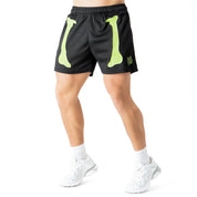 VENTED MESH SHORTS BONE DRY - BLACK / GREEN