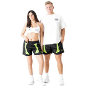 VENTED MESH SHORTS BONE DRY - BLACK / GREEN