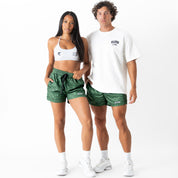 MUAY THAI SHORTS (MID THIGH CUT) - CROCODILE
