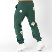 OVERSIZED LUX "DAISY" SWEATPANTS - GREEN