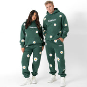 OVERSIZED LUX "DAISY" SWEATPANTS - GREEN