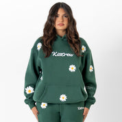 OVERSIZED LUX "DAISY" HOODIE - GREEN