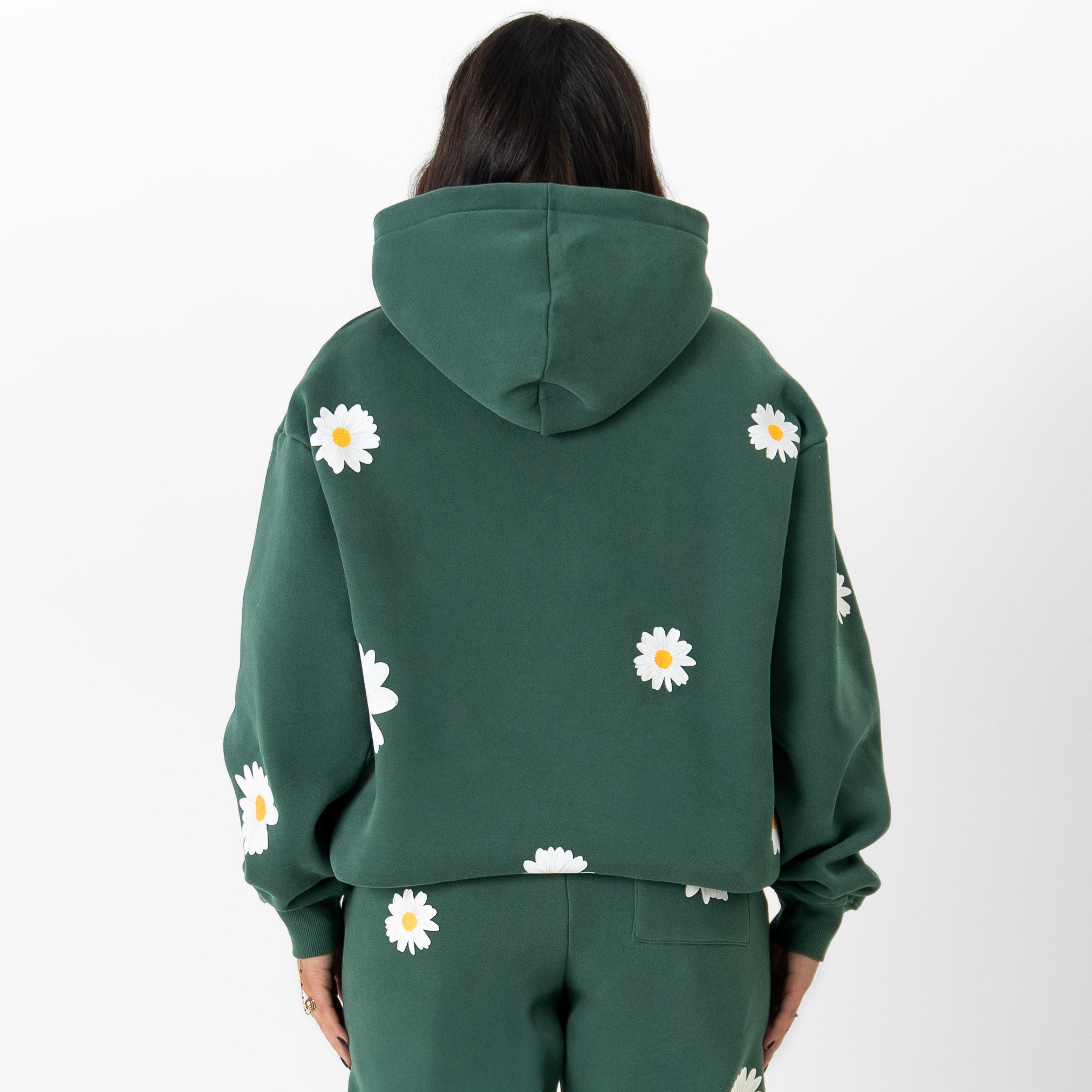 OVERSIZED LUX "DAISY" HOODIE - GREEN