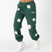 OVERSIZED LUX "DAISY" SWEATPANTS - GREEN
