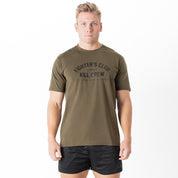 FIGHTER'S CLUB T-SHIRT - OLIVE
