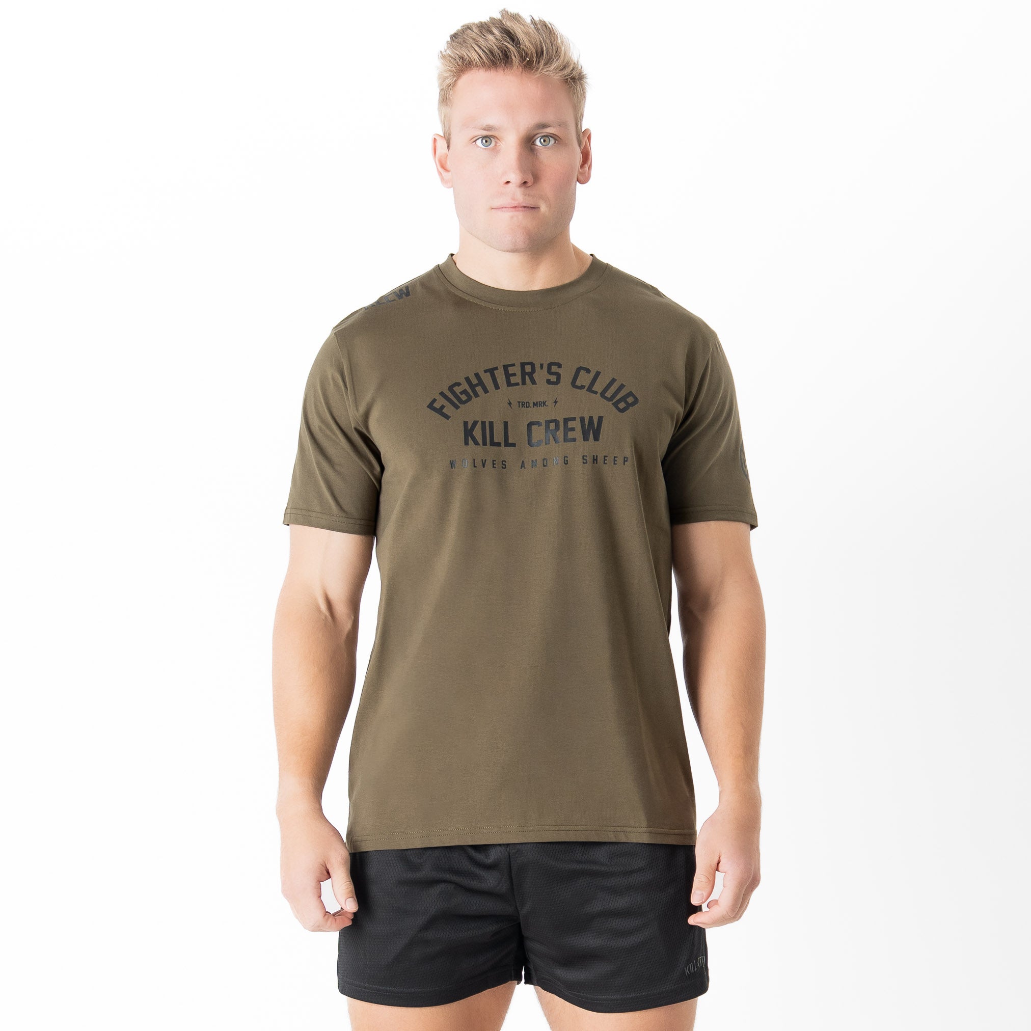 FIGHTER'S CLUB T-SHIRT - OLIVE