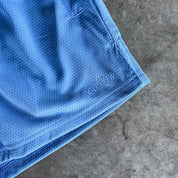 SIMPLE MUAY THAI SHORTS (MID THIGH CUT) - BABY BLUE