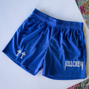 VENTED MESH SHORTS MEDIEVAL - BLUE / WHITE