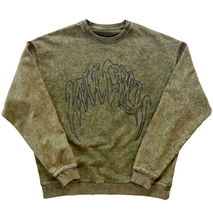 HEAVYWEIGHT LUX "CLASSIC" CREW NECK - OLIVE