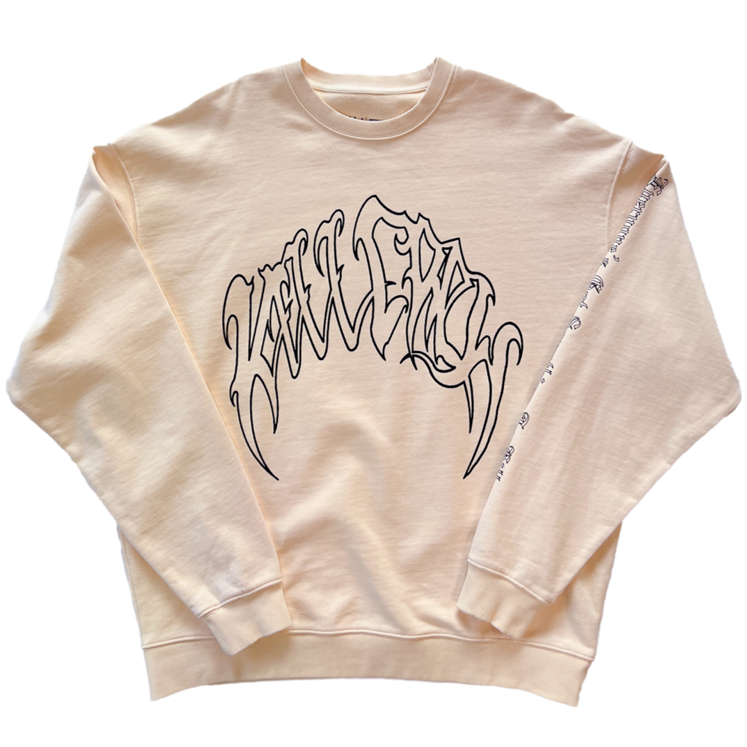 HEAVYWEIGHT LUX "CLASSIC" CREW NECK - CREAM