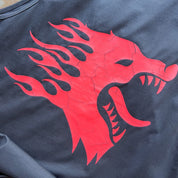 WAR WOLF TANK TOP - BLACK / RED