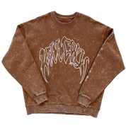 HEAVYWEIGHT LUX "CLASSIC" CREW NECK - BROWN