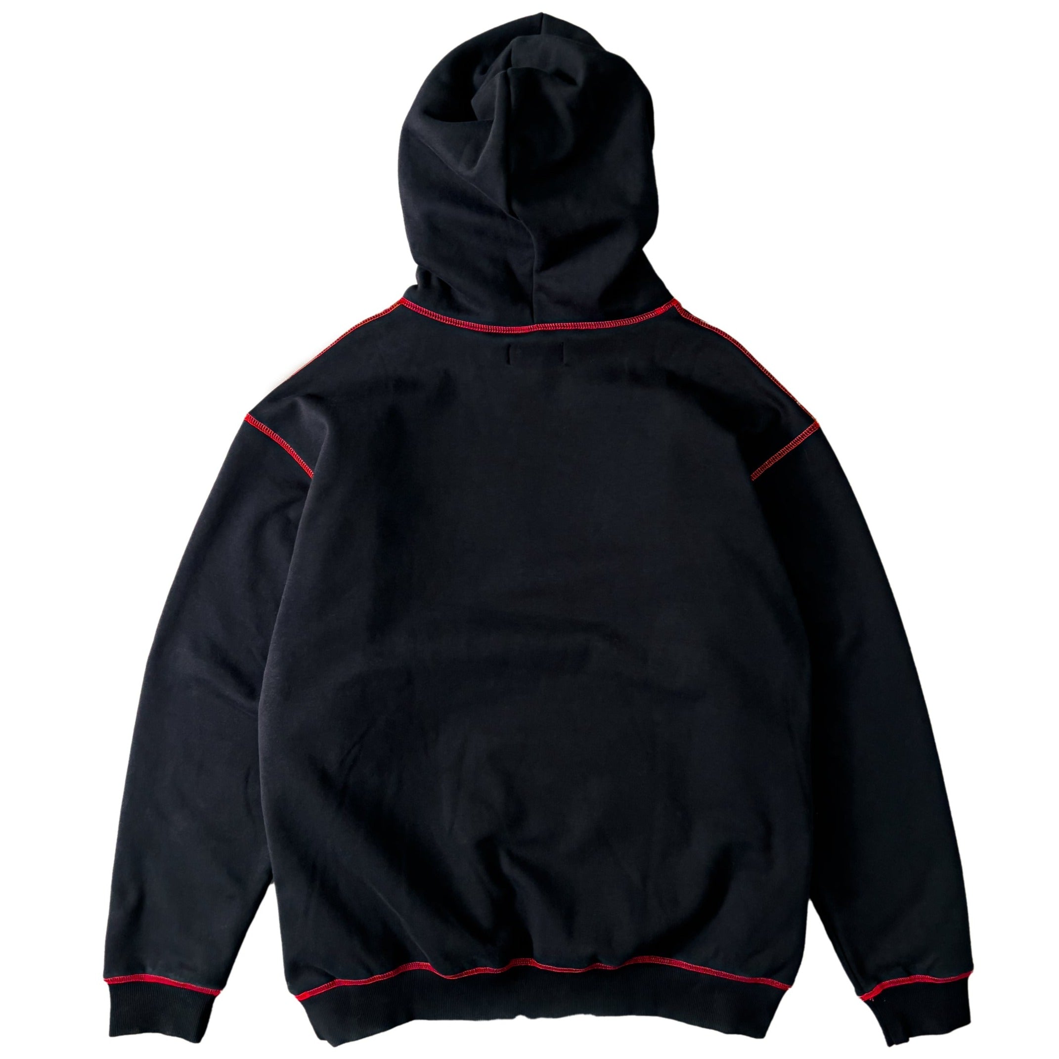 HEAVYWEIGHT LUX OUTSEAM HOODIE - BLACK / RED