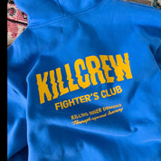 OVERSIZED LUX RIGOROUS TRAINING HOODIE - BLUE / GOLD