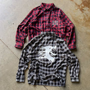 WAR WOLF FLANNEL - BLACK