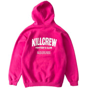 OVERSIZED LUX RIGOROUS TRAINING HOODIE - PINK / WHITE