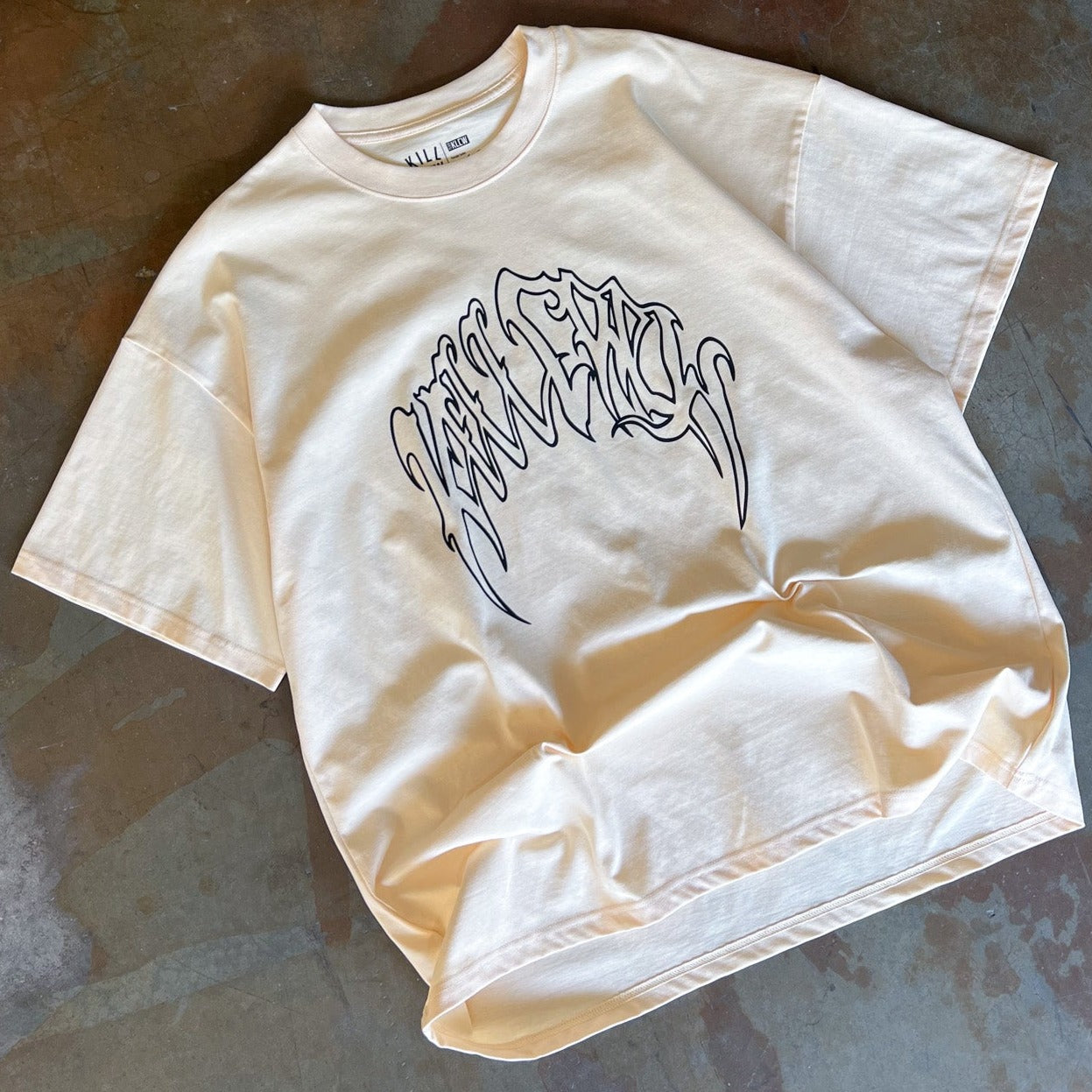 Cream Oversized Tee