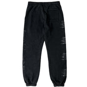 HEAVYWEIGHT LUX "WAR WOLF" SWEATPANTS - BLACKOUT