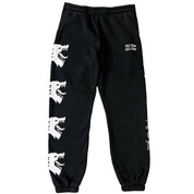 HEAVYWEIGHT LUX "WAR WOLF" SWEATPANTS - BLACK