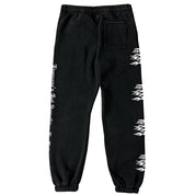 HEAVYWEIGHT LUX "WAR WOLF" SWEATPANTS - BLACK