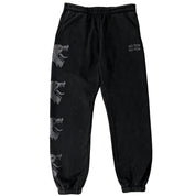 HEAVYWEIGHT LUX "WAR WOLF" SWEATPANTS - BLACKOUT