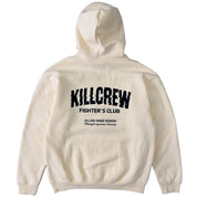 OVERSIZED LUX RIGOROUS TRAINING HOODIE - CREAM / BLACK