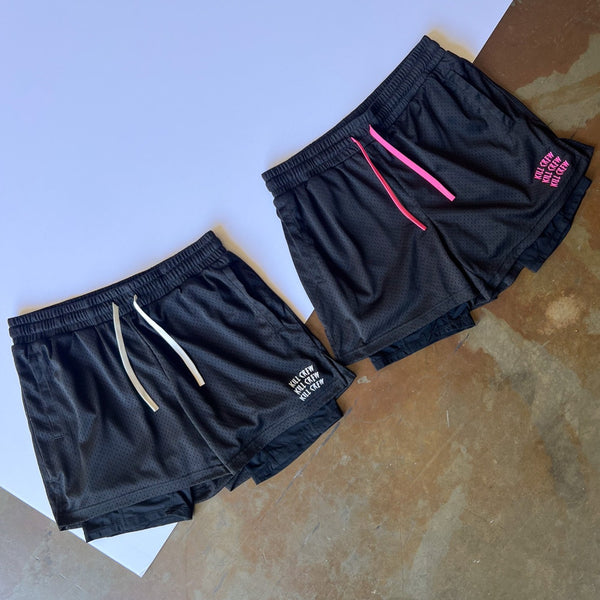 TRAINING SHORT WITH LINER - MAROON - Kill Crew