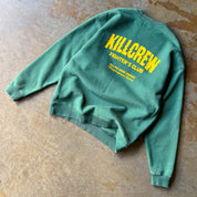 OVERSIZED LUX RIGOROUS TRAINING CREW NECK - GREEN / GOLD