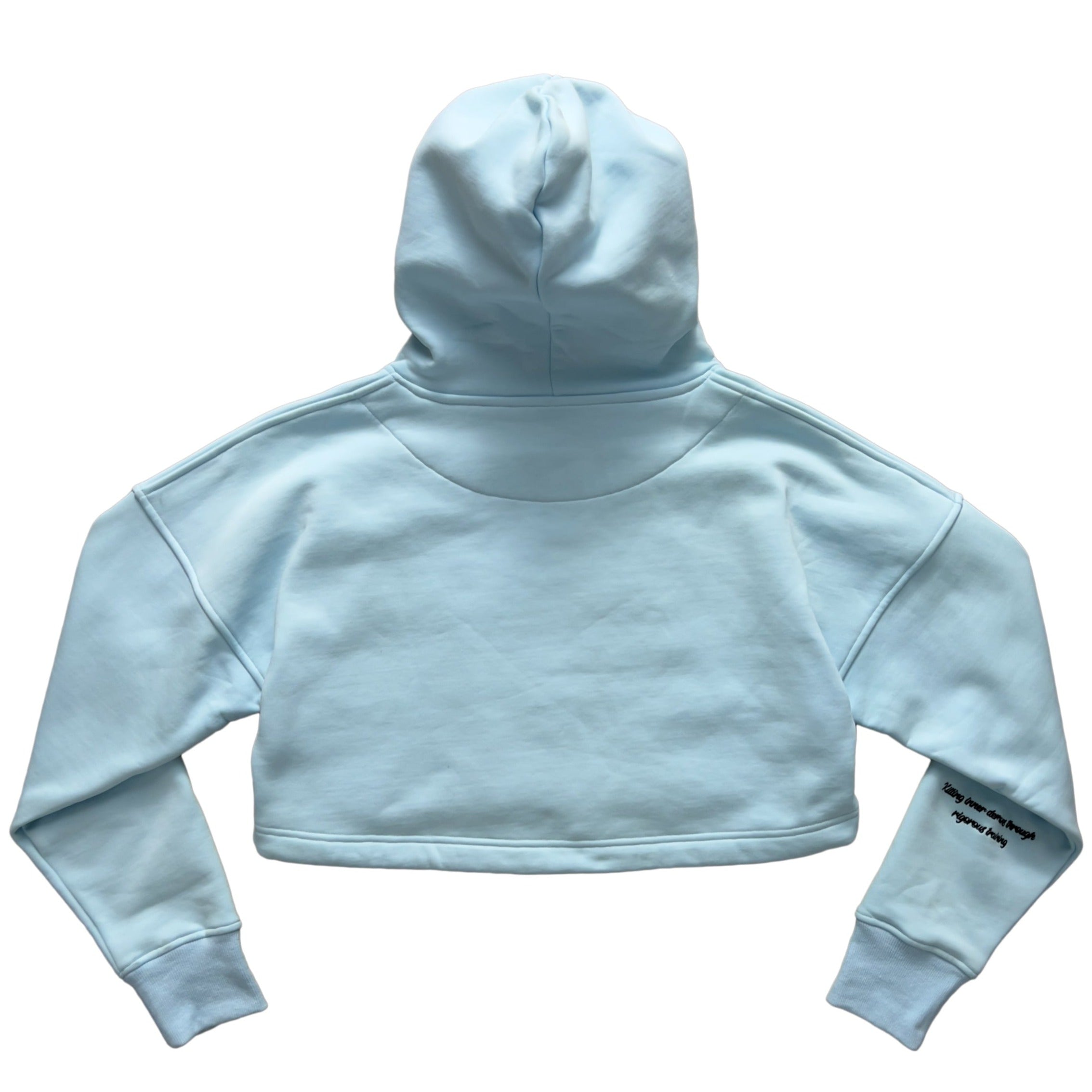 WOLF CROP HOODIE BABY BLUE Kill Crew