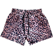 MUAY THAI SHORTS (MID THIGH CUT) - LEOPARD