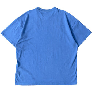 OVERSIZED LUX SCRIPT T-SHIRT - BLUE / YELLOW