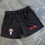 VENTED MESH SHORTS MISFIT - BLACK / RED