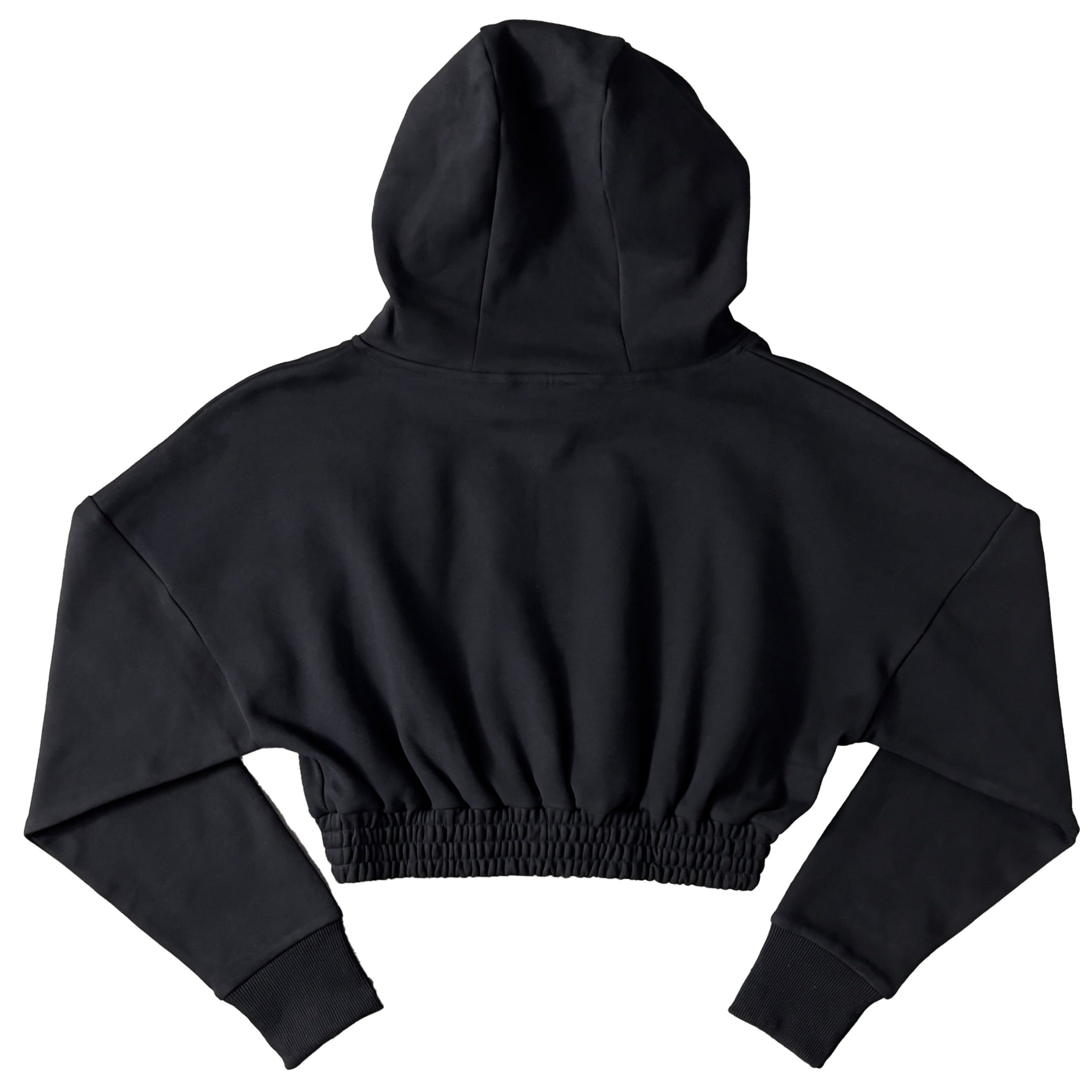 CROP HOODIE - BLACK / PINK – Kill Crew