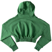 KILL CREW CROP HOODIE - GREEN